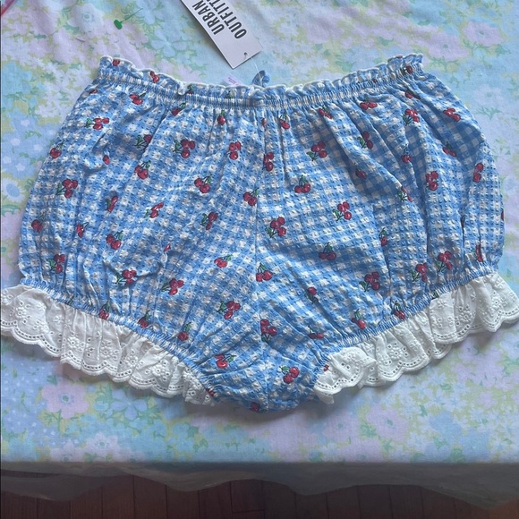NWT Urban Outfitters | Out From Under Pin Up Picnic Bloomer Short XS Cherries - Picture 6 of 8